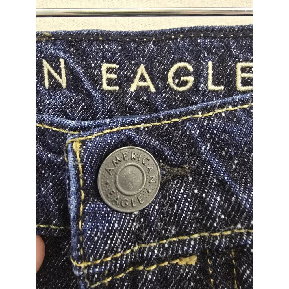 American Eagle Original Straight Dark Wash Denim Jeans. Mens Size 38/32
